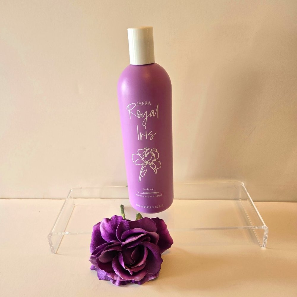 JAFRA Royal Iris Special Edition Body Oil 16.9 oz – NWT – Discontinued